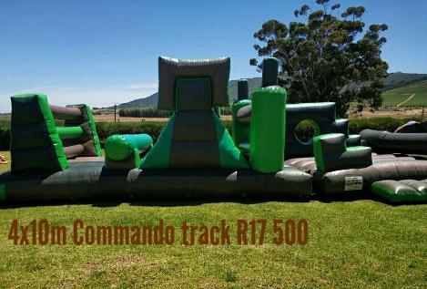 Commando Track  Jumping Castle for sale